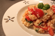 Risotto är alltid gott.